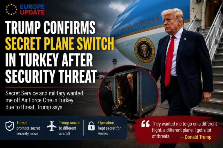 Trump Turkey plane security threat