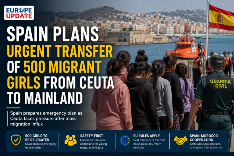 Spain Ceuta migrant girls