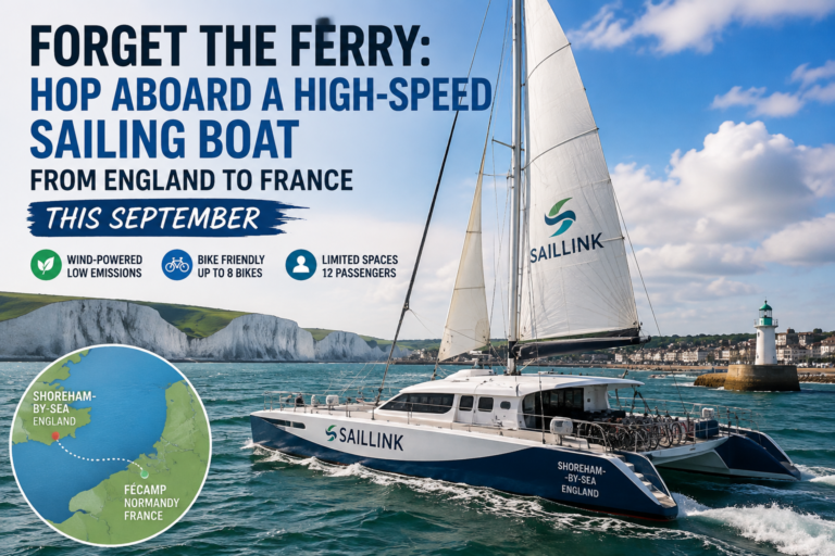 England to France sailing route