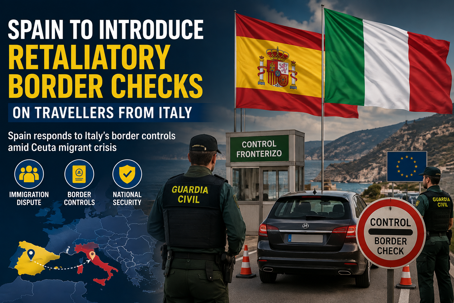 Spain Italy border checks 2026